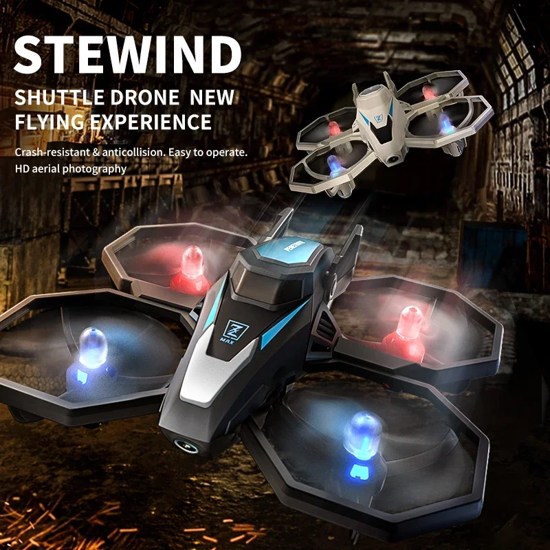 Imagem -02 - Shuttle Drone Wifi Fpv Câmera 8k hd Uma Chave Land Altitude Hold Avião sem Cabeça rc Quadcopter Rtf Gift Toys H118 rc