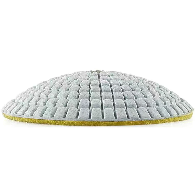 1Pc 4 Inch 100mm Abrasive Flexible Convex Disc Diamond Convex Wet Polishing Pad For Grinding Marble Granite Stone Quartz Stone