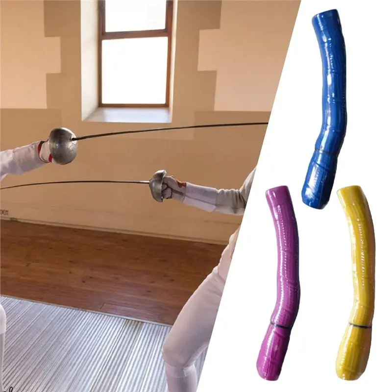 

【SPECIAL】Ergonomic Comfortable Grip Fencing Foil Epee Handle Curved Straight Handle Portable High Performance Supplies