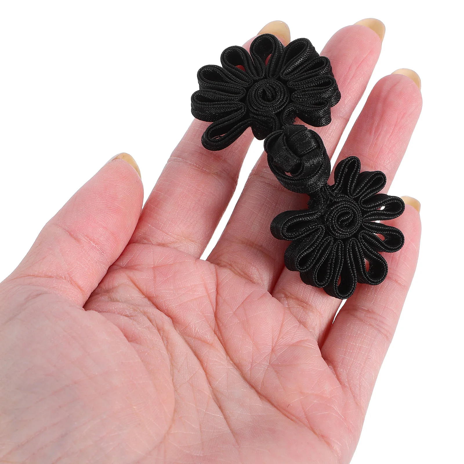 

10Pcs Cheongsam Button Closure Chinese Style Knots Handcrafted Toggle Buttons for Sweaters Capes Jackets Traditional Garments
