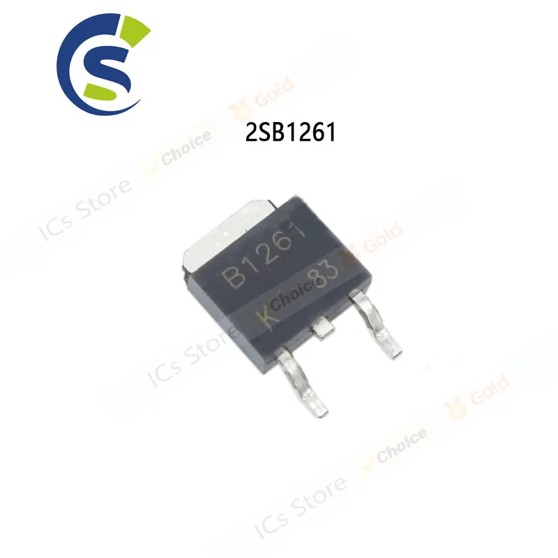 50PCS New & original PNP SILICON EPITAXIAL TRANSISTOR B1261 2SB1261-Z-E1 TO-252 2SB1261