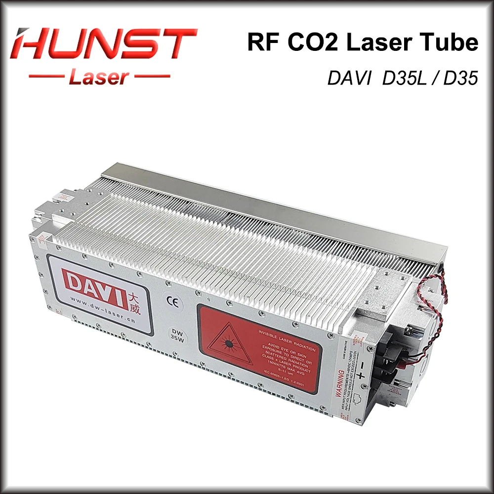 Hunst 10600nm 40W Radio Frequency Laser DAVI Co2 RF Laser Source D35 10.6um for Co2 Laser Marking & Engraving Machine