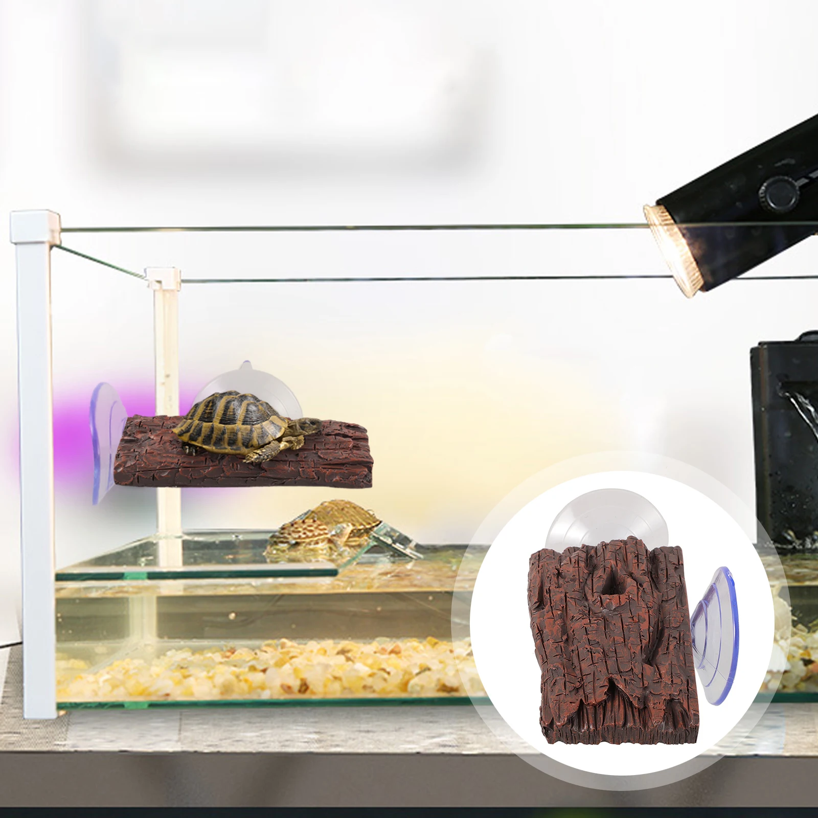 

Turtle Tank Drying Platform Decorations Stable Lightweight Basking Platform For Aquatic Turtle Terrarium Habitat Reptile