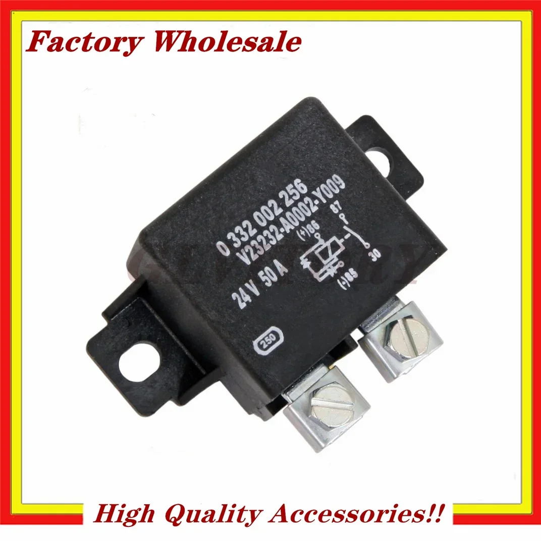 

New 1X 0332002256 0 332 002 256 Relay V23232-A0002-Y009 24V Excavator Bulldozer Forklift Relay for Bosch