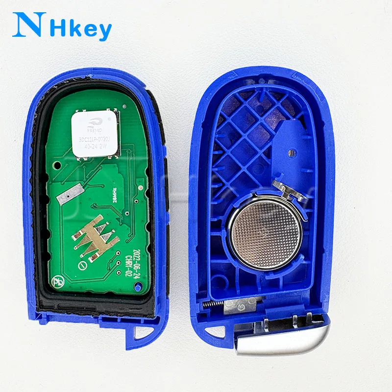 NH key FCCID:M3N40821302 ID46 Chip PCF7945A/7953A 433MHz Car Remote Key For Dodge Hellcat SRT Challenger Charger