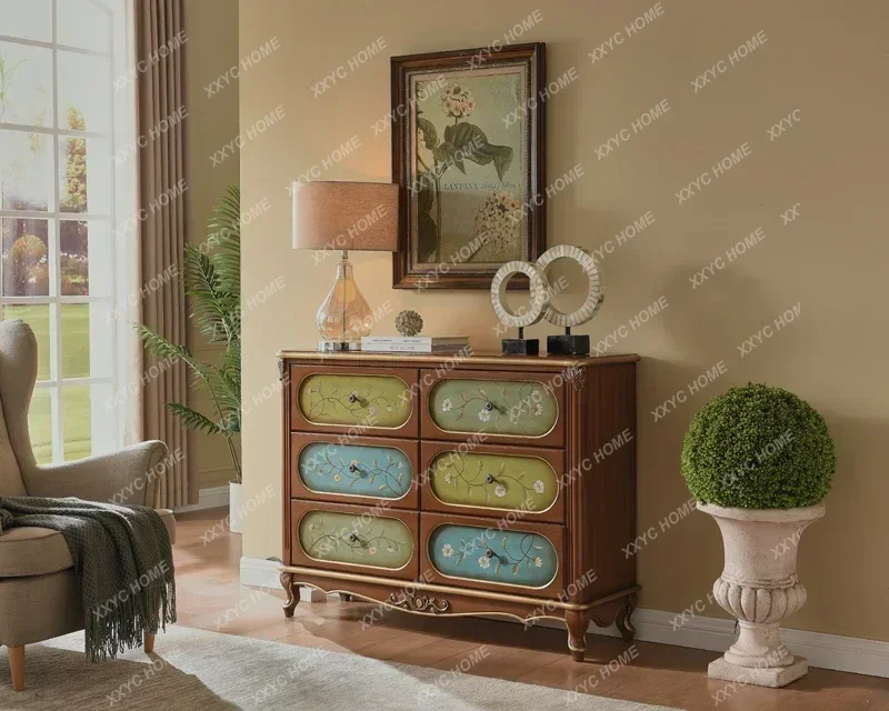 Luxury Locker Cabinet Modern Craft Drawer File Cabinet For Livingroom