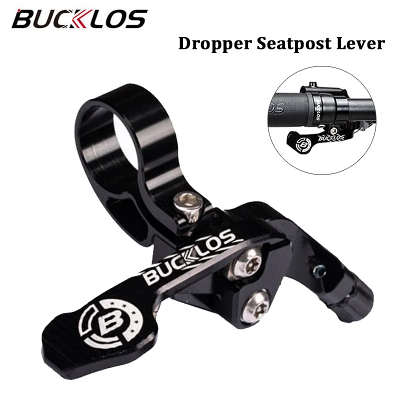 

BUCKLOS MTB Dropper Seatpost Lever Remote Bike Telescopic Seatpost Shifter CNC Adjustable Droppers Seat Post Cable Lever