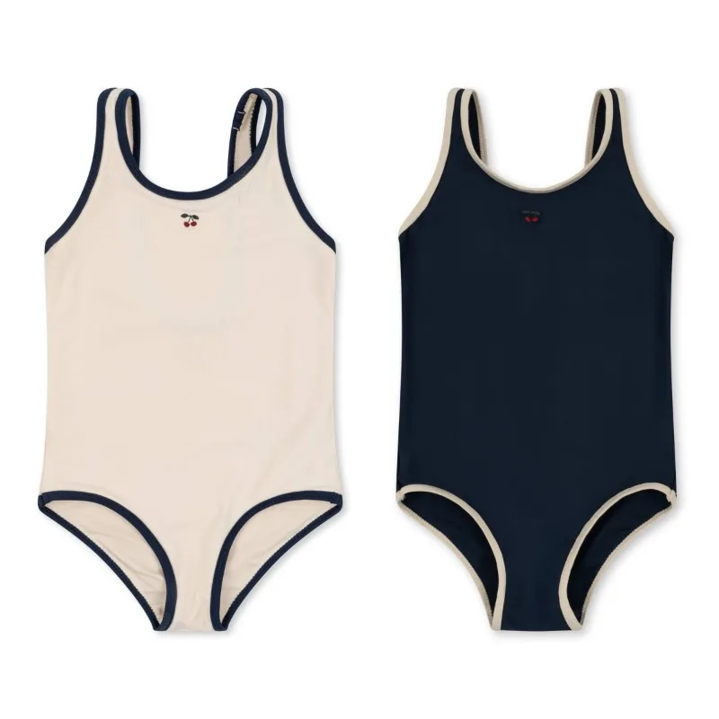 Girls Swimwear  Quick Dry Sun Protection Baby Strap Swimwears Girl Sleeveless Backless One Piece Swimsuit Bikinis
