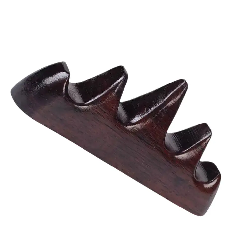 Red Sandalwood Brush Pen Stand Traditional Chinese Style Wooden Ink Brush Holder Desktop Decoration Calligraphy Pen Rack Studio
