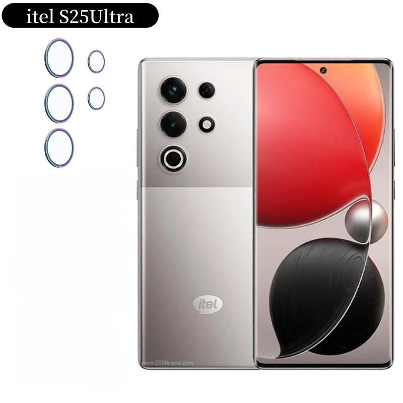 

Защитные пленки для камеры телефона Itel S25 Ultra, заднее кольцевое стекло для ITEL ItelS25 S25Ultra, защитная стеклянная крышка для объектива