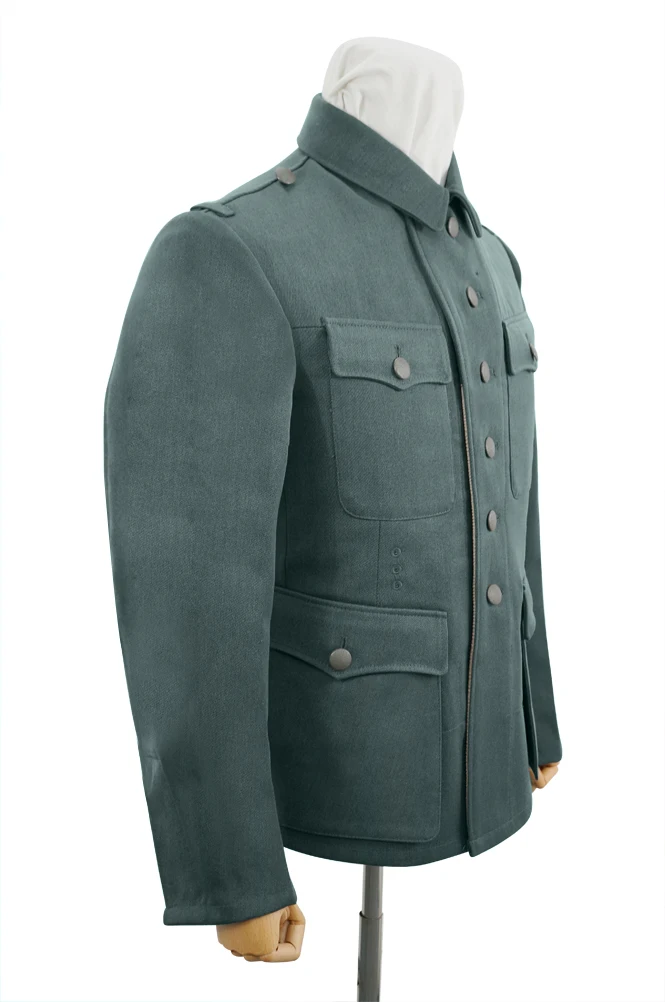 GUDA-070 WWII German M42 Heer NCO Fieldgrey Gabardine tunic Feldbluse