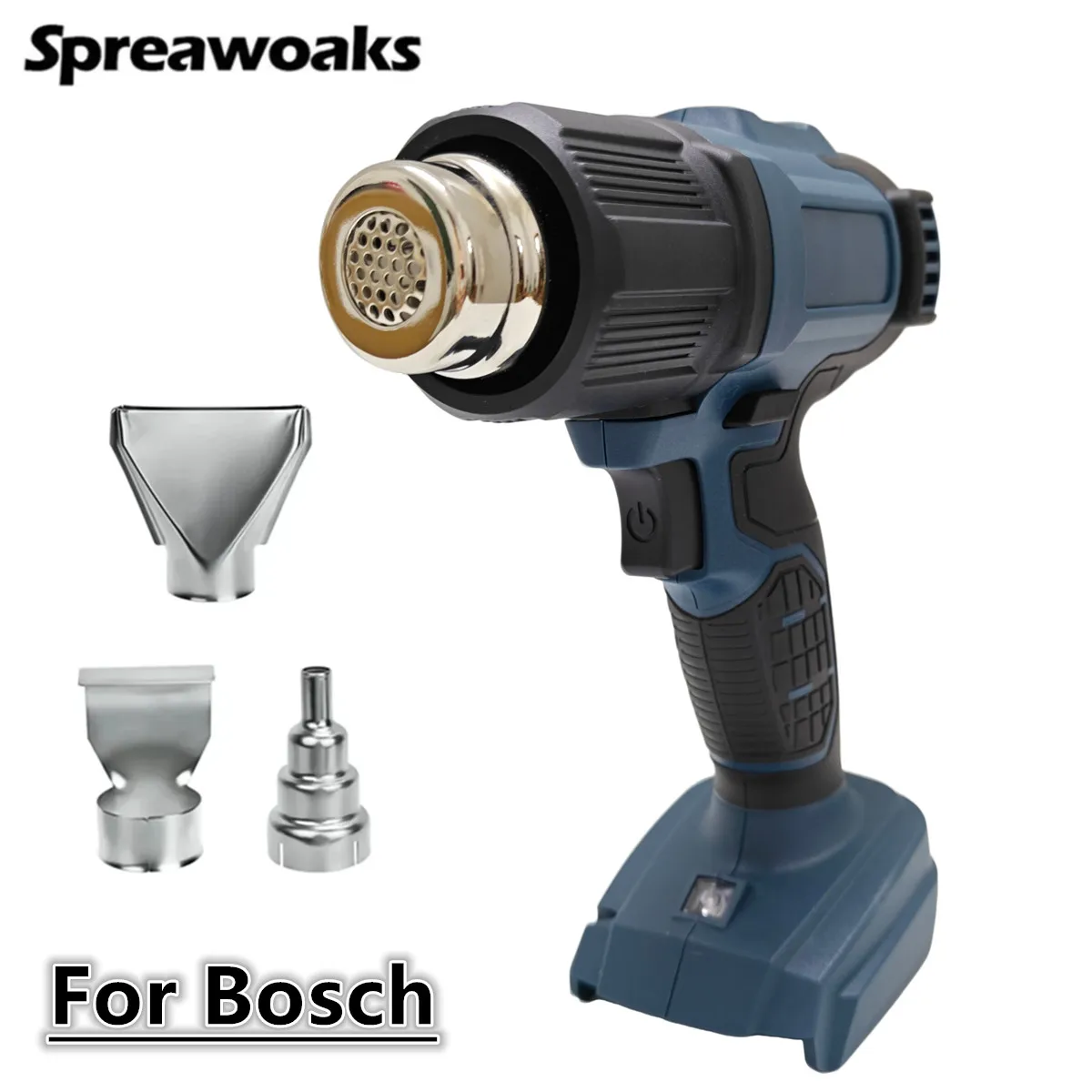 

Cordless Hot Air Gun 540℃ Electric Heat Gun With 3 Nozzle Power Tools For Bosch BAT GBA 18V Battery