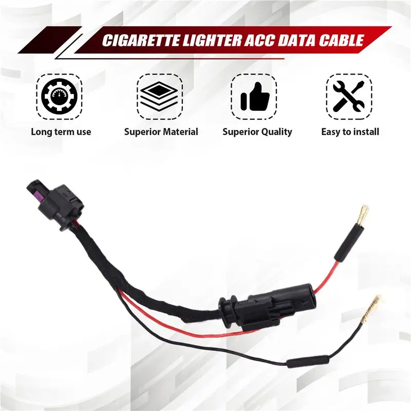 AU16-For BMW R1200GS Motorcycle Cigarette-Lighter Power Taking ACC Data Cable Motorcycle ACC Line