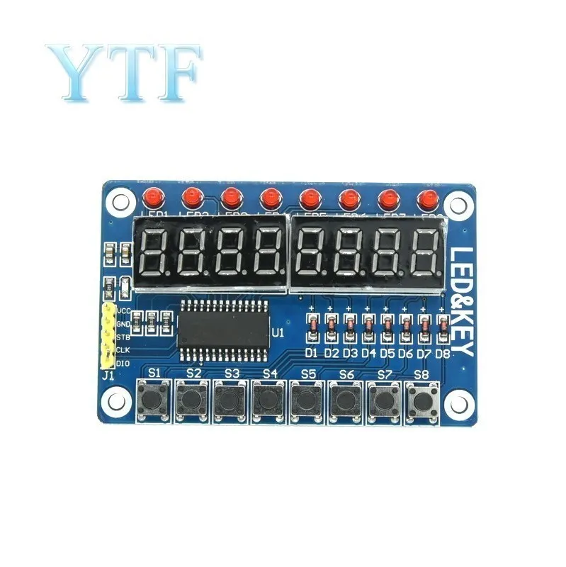 

TM1638 Module Key Display For AVR New 8-Bit Digital LED Tube 8-Bit