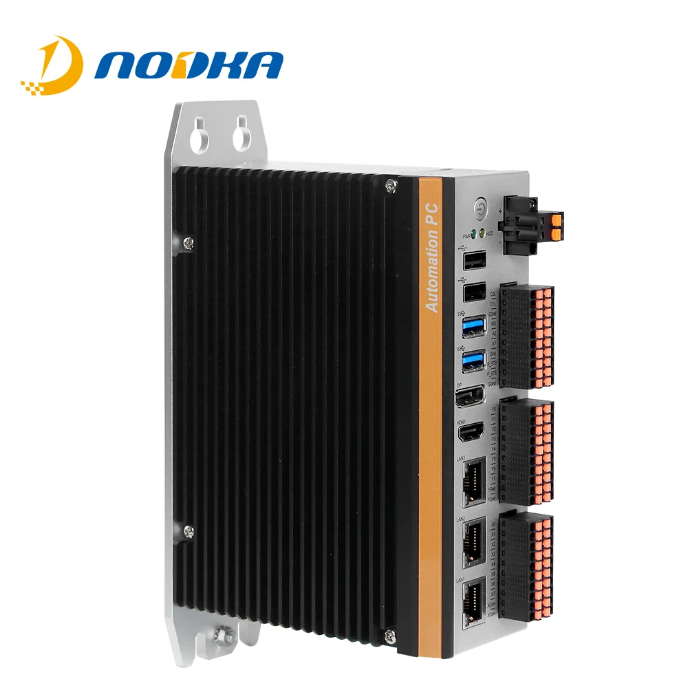 

Fanless Din Rail COM DP CAN for factory automation vision inspection Industrial embedded mini pc