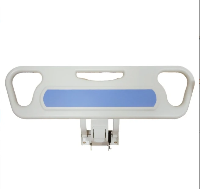 سرير مستشفى PP أبيض عالي الجودة مع درابزين جانبية من الفولاذ ملحقات التمريض وإعادة التأهيل سرير طبي بمحمل معدني #1