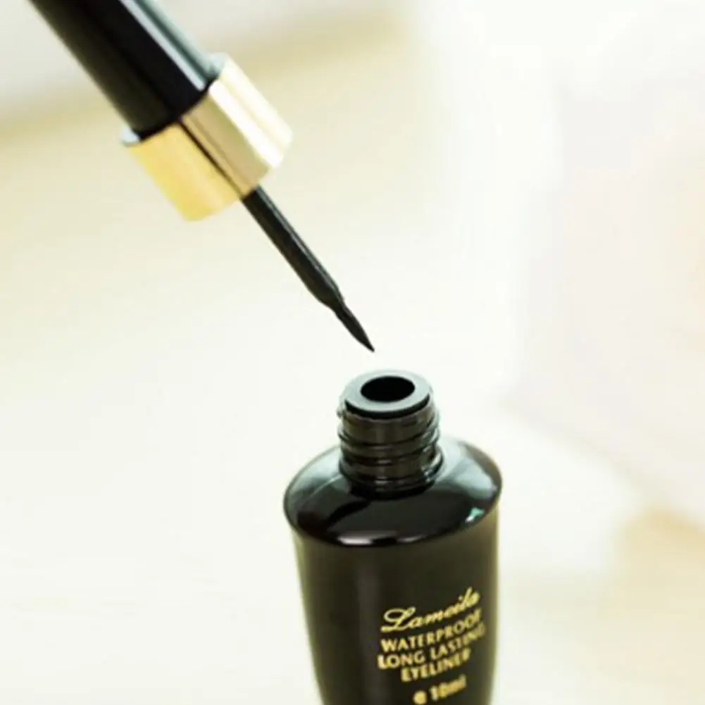 Penna per colla per Eyeliner liquido impermeabile da 10ml Eyeliner ad asciugatura rapida, a prova di sudore, cosmetici senza sbavature per il trucco degli occhi per le donne W2M1