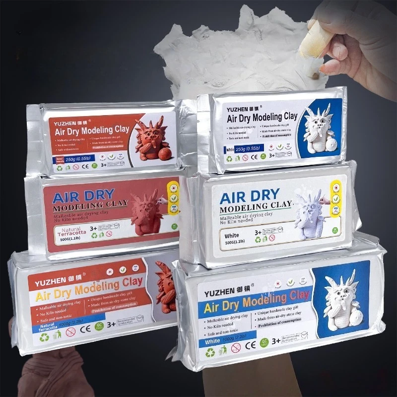 Air Dry Modeling Clay No Bake Soft Sculpting Clay for Pottery Handbuilding Sculpting Beginner DIY Crafts Craft Clay
