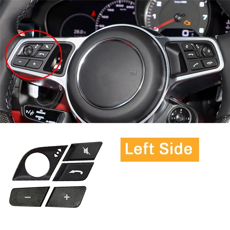 Для Porsche Cayenne 18-22 для Porsche Panamera 17-20, автомобильный руль, многофункциональная кнопка переключения громкости и телефона-T61C