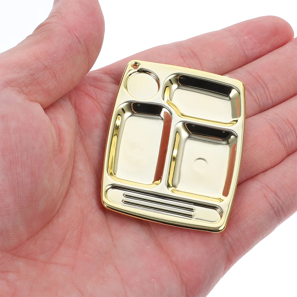 

12Pcs Mini Food Trays for Dollhouse Miniatures High Quality Micro Kitchen Decor Lovely Small Plates Enhance Imagination Play