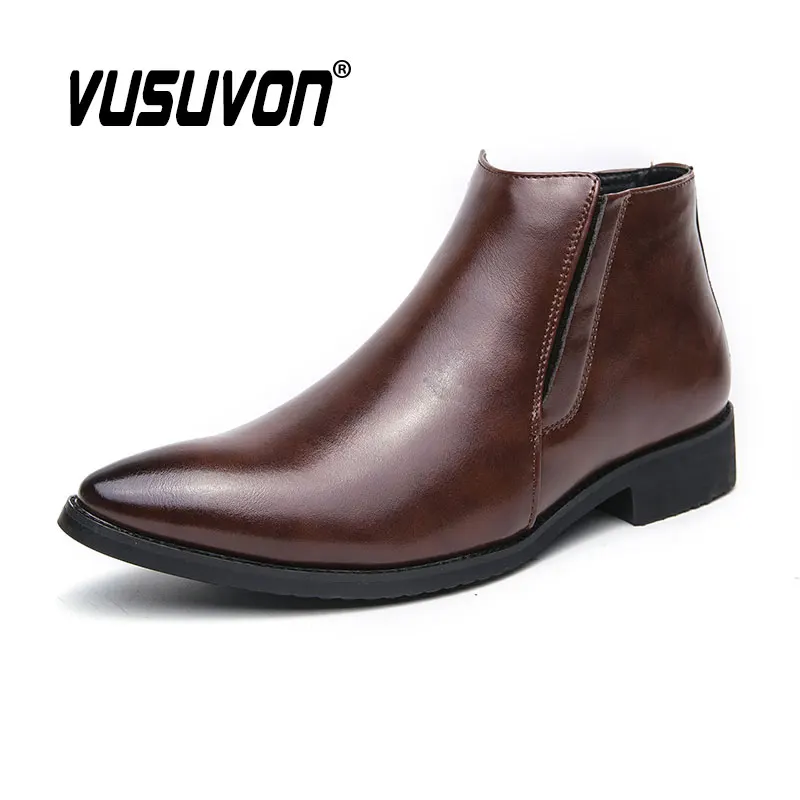 Fashion Men Shoes Breathable Leather 38-45 Size Boys Loafers Black Soft Outdoor Casual Summer Zip Mules Dress Boots Work Flats