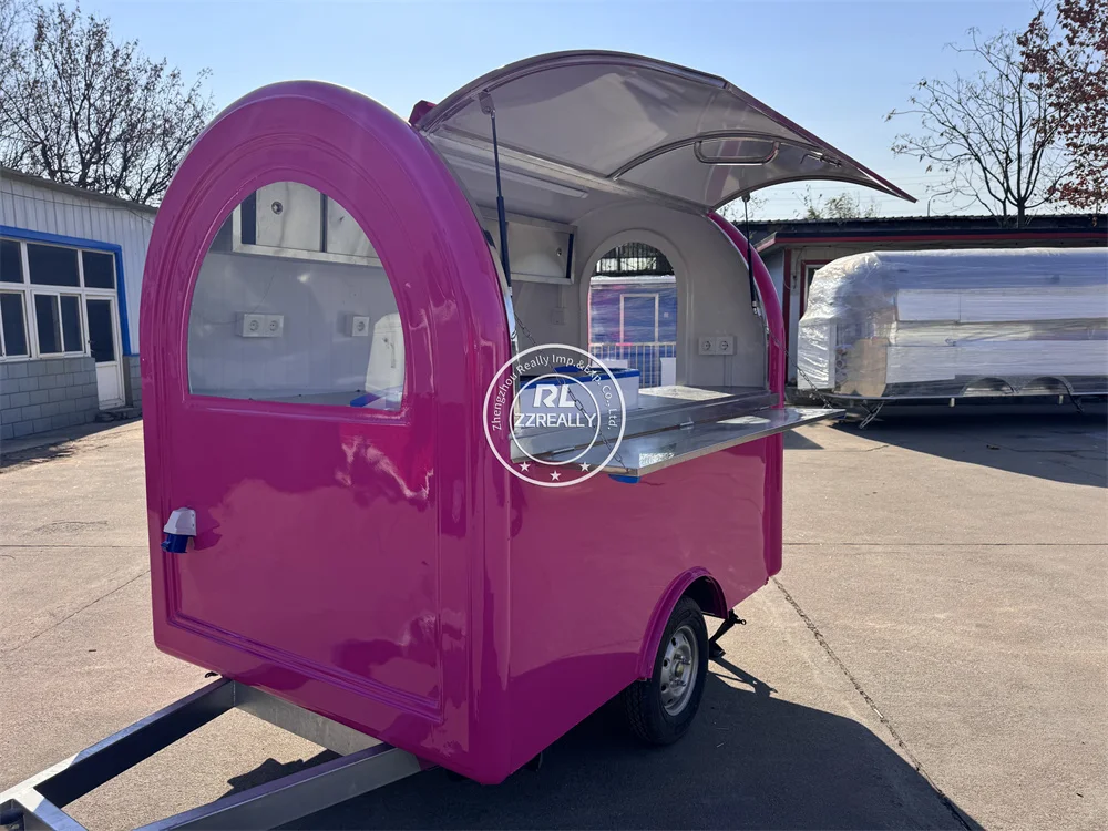 

Most Popular Food Trailer Hot Dog Cart Full Kitchen Manufacture Mobile Food Truck With Full Kitchen For Sale EU