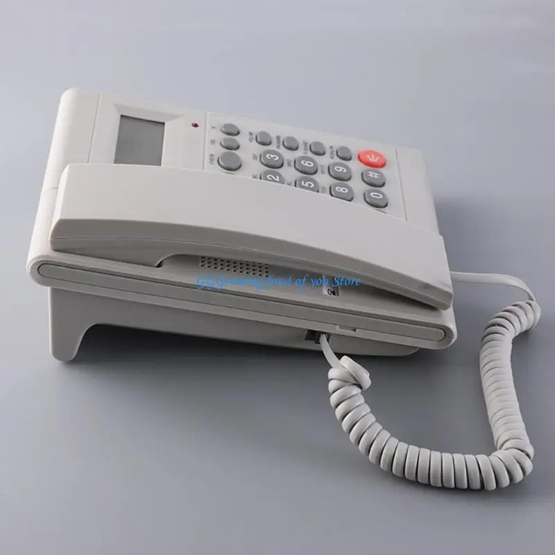 H9EB Corded Landline Phone Big Button Landline Phones with Caller Identification