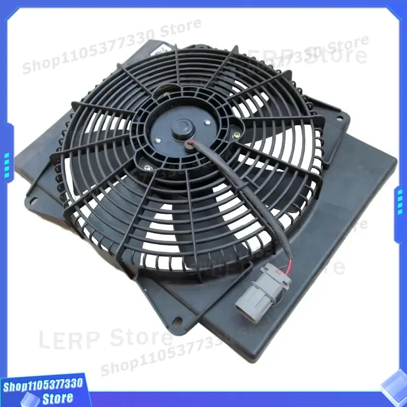 Sinotruk Howo Light Truck Condenser Fan Replacement Part for Cooling System Heavy Duty Vehicle Air Conditioner Component Howo