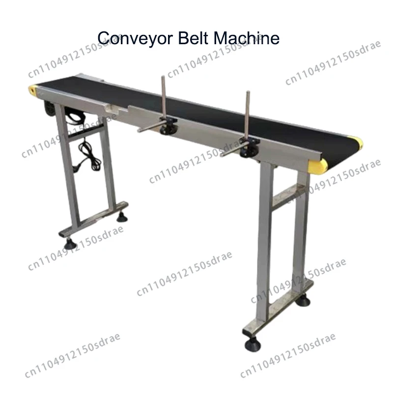 150CM Conveyor Belt Machine Adjustable Guardrail Bottle Egg Sticker for Automatic Industrial Laser Marking Machine Transport bel