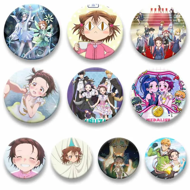 

Anime Medalist Badge Personalized Cartoon Character Lapel Pins Backpack Clothing Decor Brooch Collectible Jewelry Accessories