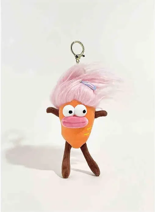 Ugly Cute Doll, Colorful Bag Keychain Pendant Funny Student Schoolbag Pendant Gift Car Charm Christmas Gift