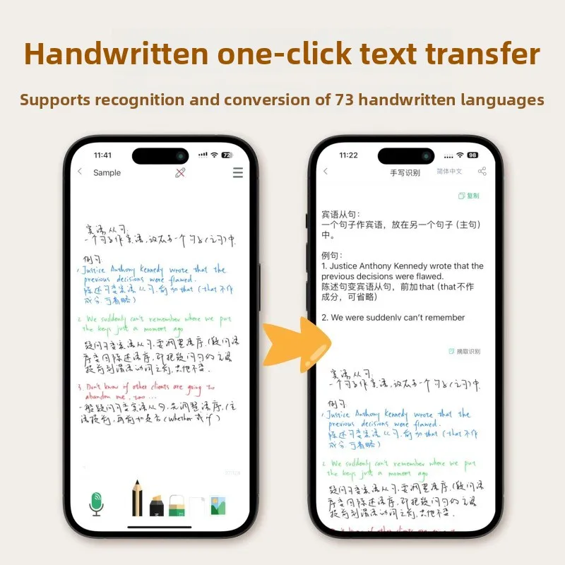 Erasable Smart Cloud Pen Notebook Paper Screen Synchronized Handwriting Recognition Conference Office Offline Storage
