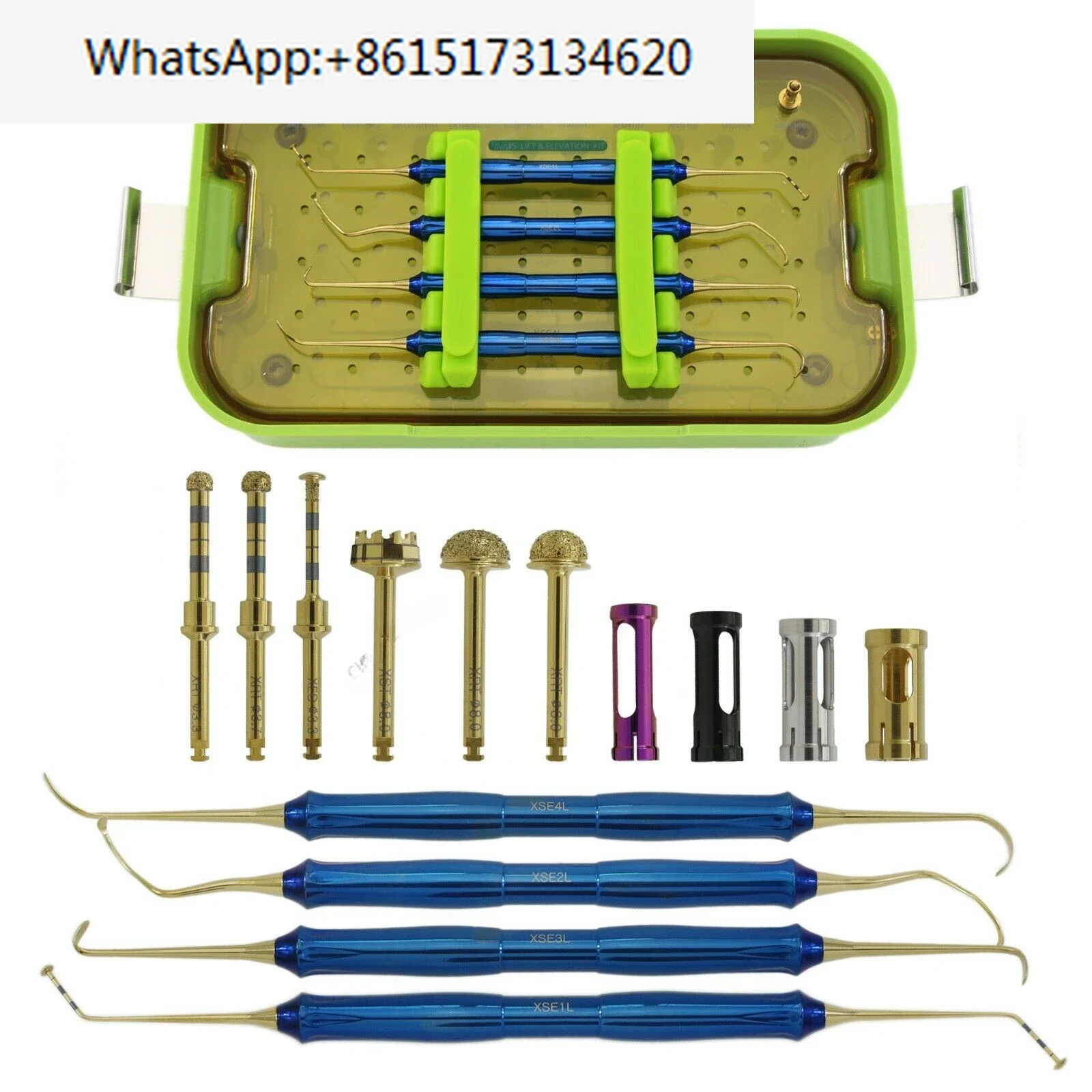 DASK Implant Guide Inside Lift Set Maxillary Sinus Fenestration Drill Peeling