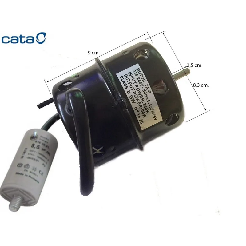 Todo lo que debes saber sobre el motor para extractor de humos Cata Beta1200