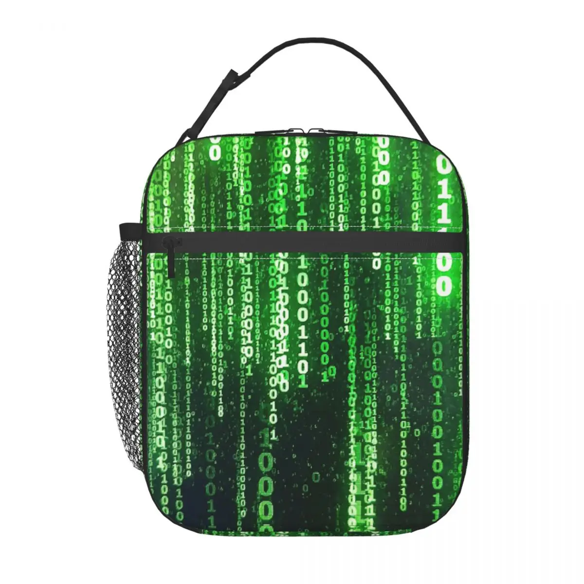 Binary Cloud Design Insulated Lunch Bag for Women Children Leakproof Food Boxes Thermal Lunch Box Tote