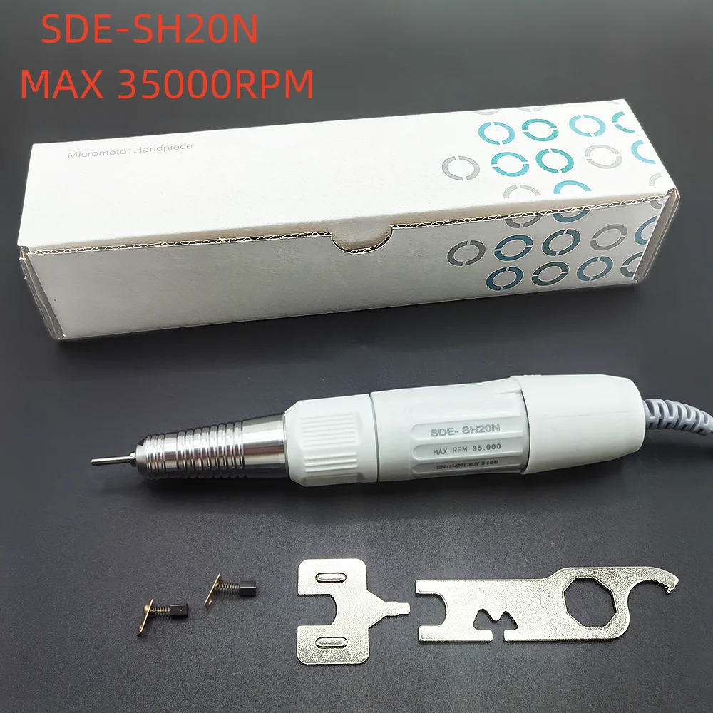 เจาะเล็บไฟฟ้าปากกา 35K SDE SH20N Handpiece เล็บมิลลิ่งสําหรับ Strong 210 207b มาราธอนเครื่องขัดเล็บจับเครื่องมือ