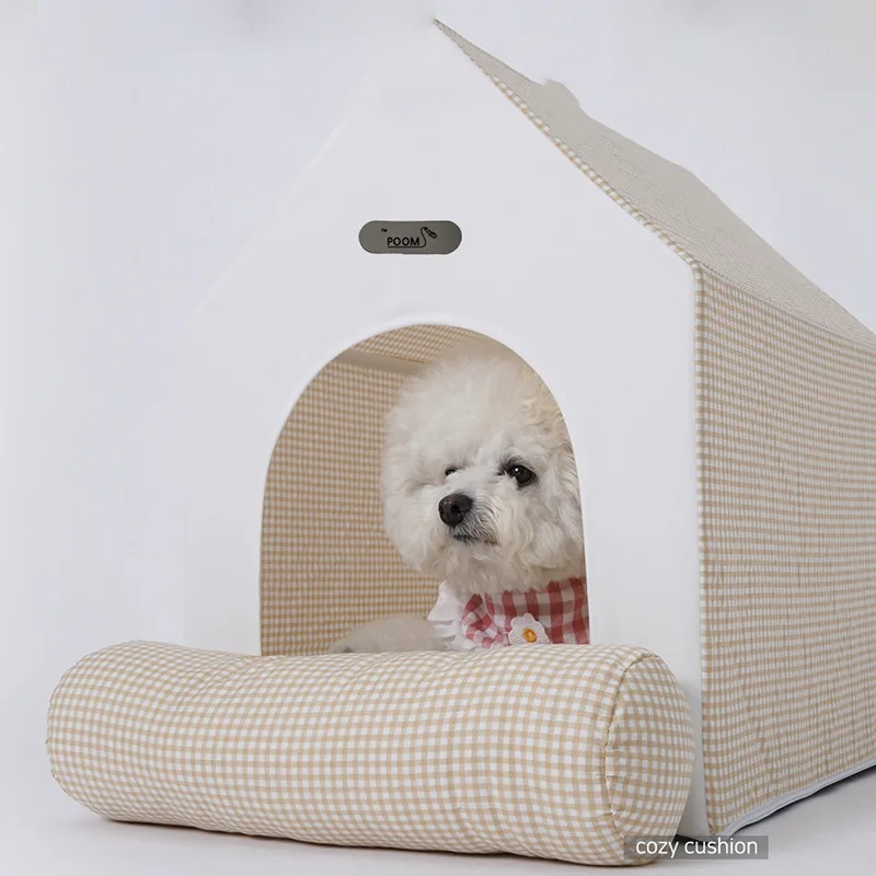 Imagem -04 - Luxo Princess Deluxe Pet House Indoor Fluffy Quente Cozy Kennel Pet Tent Teddy Bear Schnauzer Cães e Gatos Cachorro e Gatinho