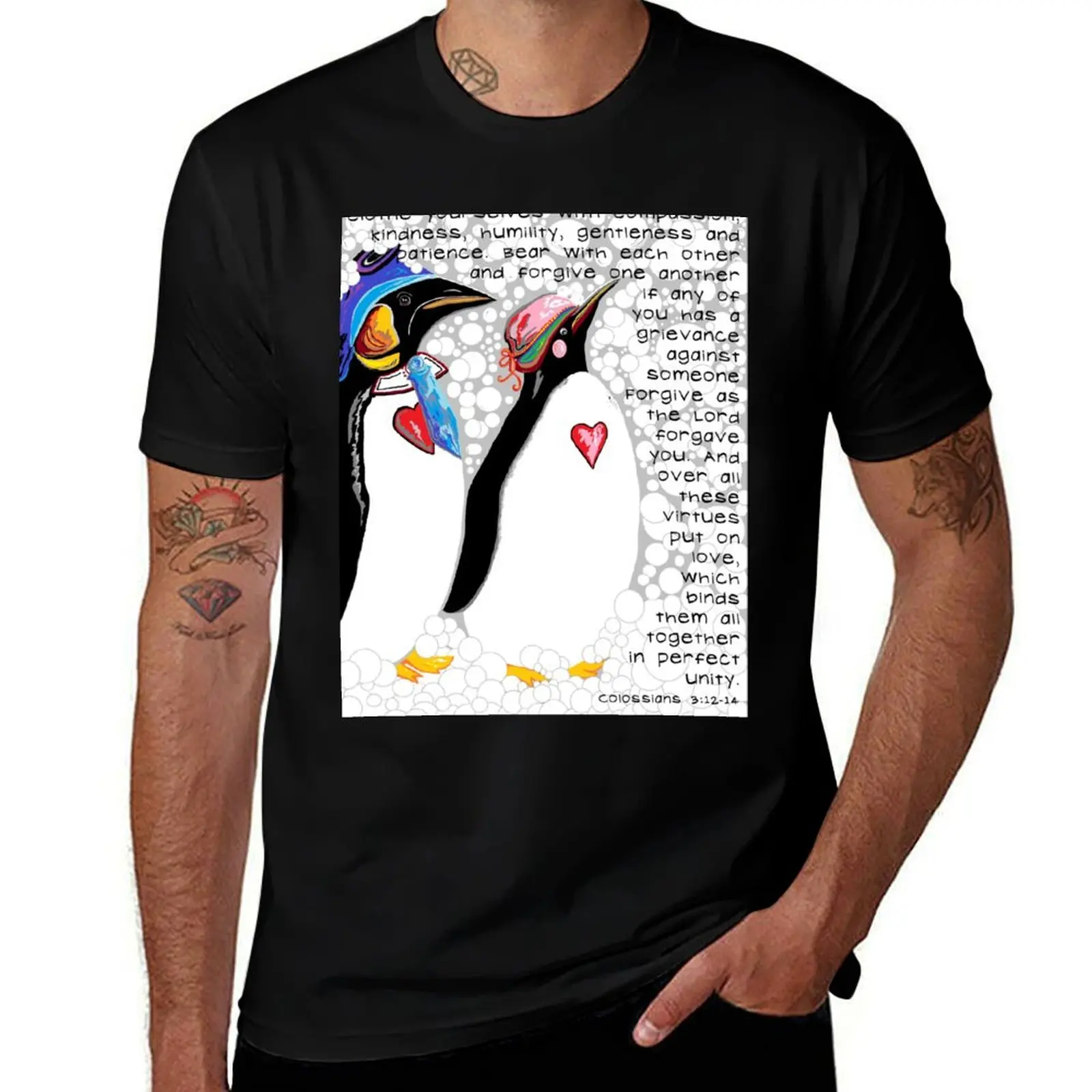 Clothe Yourselves with Compassion T-Shirt oversized graphic tee anime tshirt summer top mens t shirt