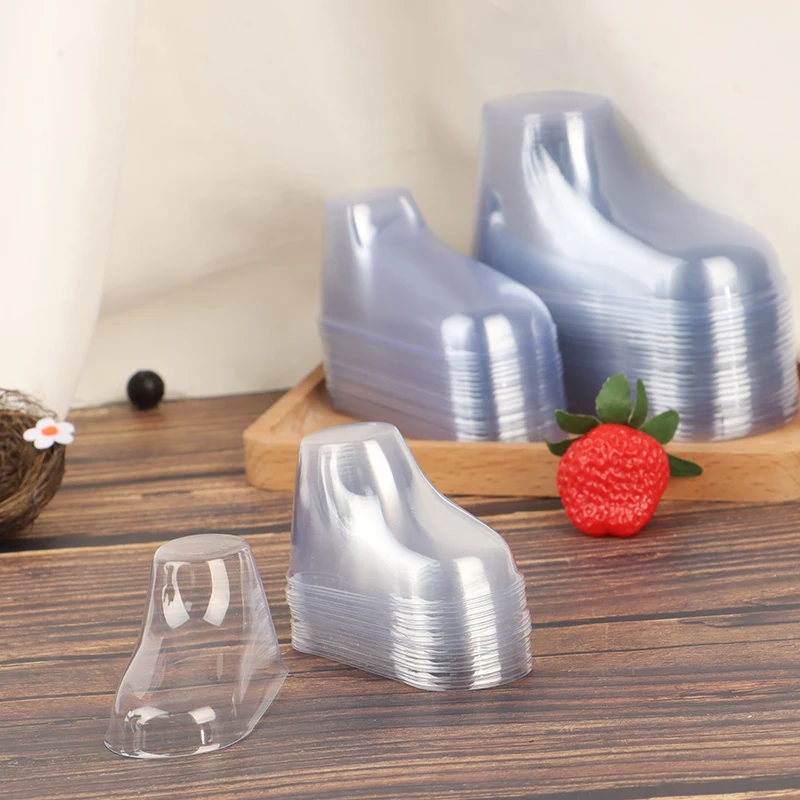 20 Stück klare Plastik Baby Füße Display Baby Booties Schuhe Socken Vitrine