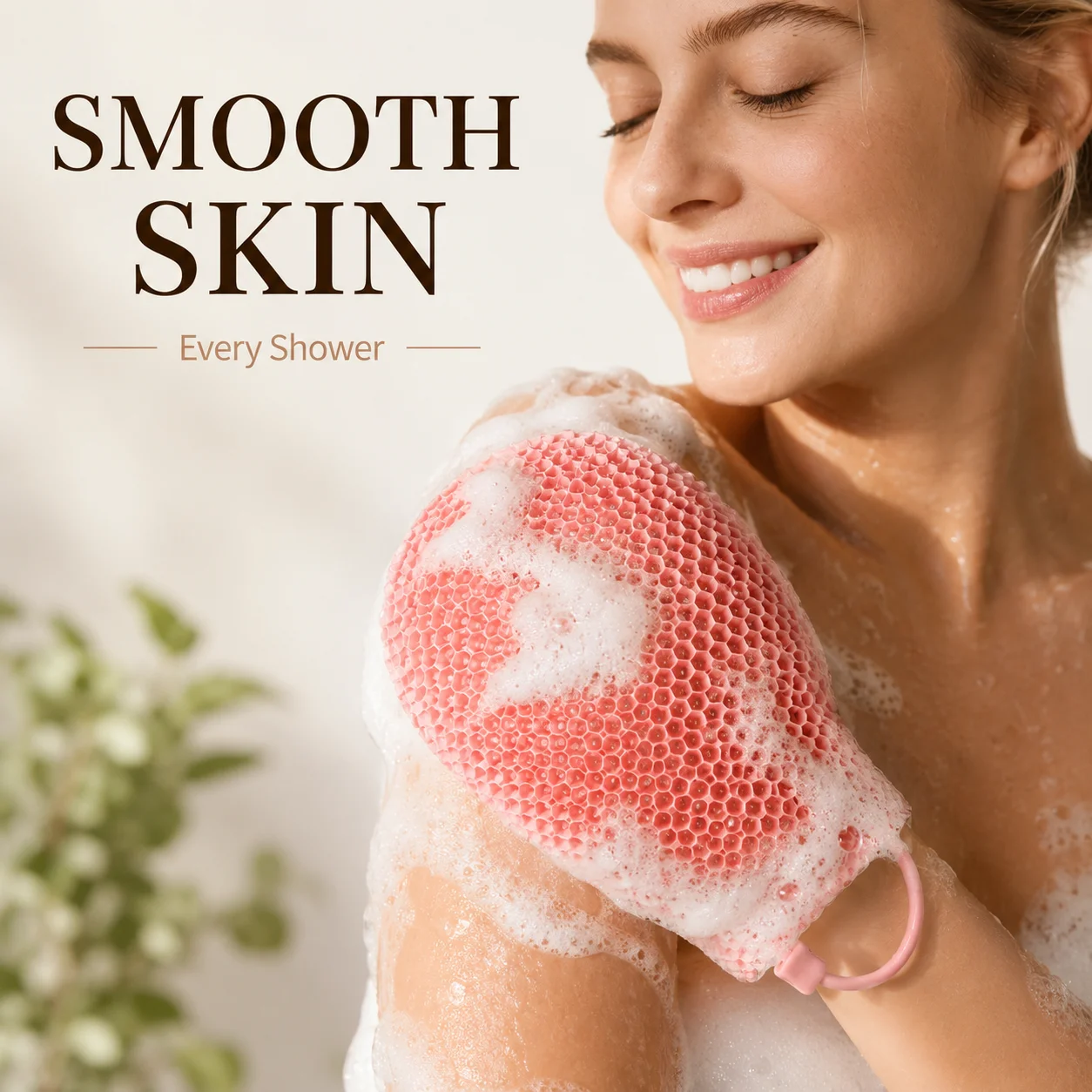 Body Scrub Shower Glove Honeycomb Bath Mitt Remove Chicken Skin Improve Rough Skin for Home Bathroom Cleansing Multi Color