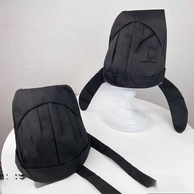 

Fashion French Hat Leather Classic Slouchy Baker Hanfu Hat Ancient Costume Hanfu Headwear Cap Scholar Layman 2M20