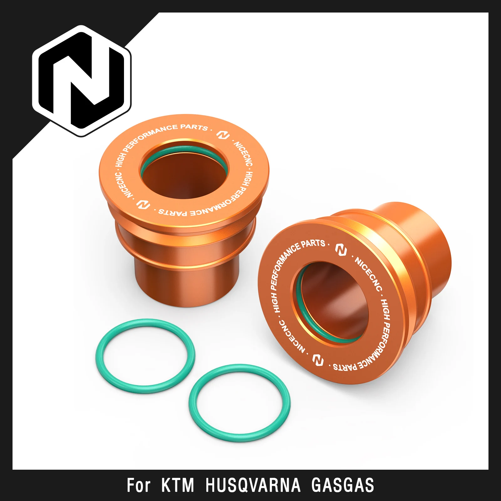 

NICECNC For KTM EXC 300 2004-2023 EXC 250 EXCF 350 EXC 450 XCW 300 Rear Wheel Spacer Hub Collars SX 125 SXF 450 XC XCF 2004-2012