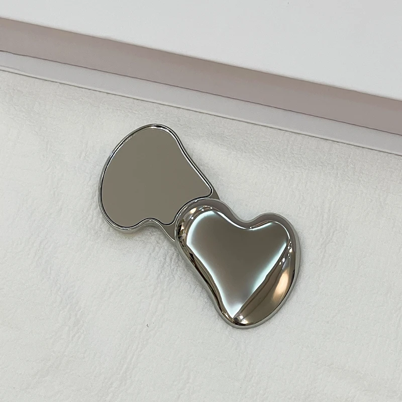1PC Heart Shape Makeup Mirror Girl Cute Small Mirror Portable Student Rotating Mirror Cosmetic Beauty Tools Handheld
