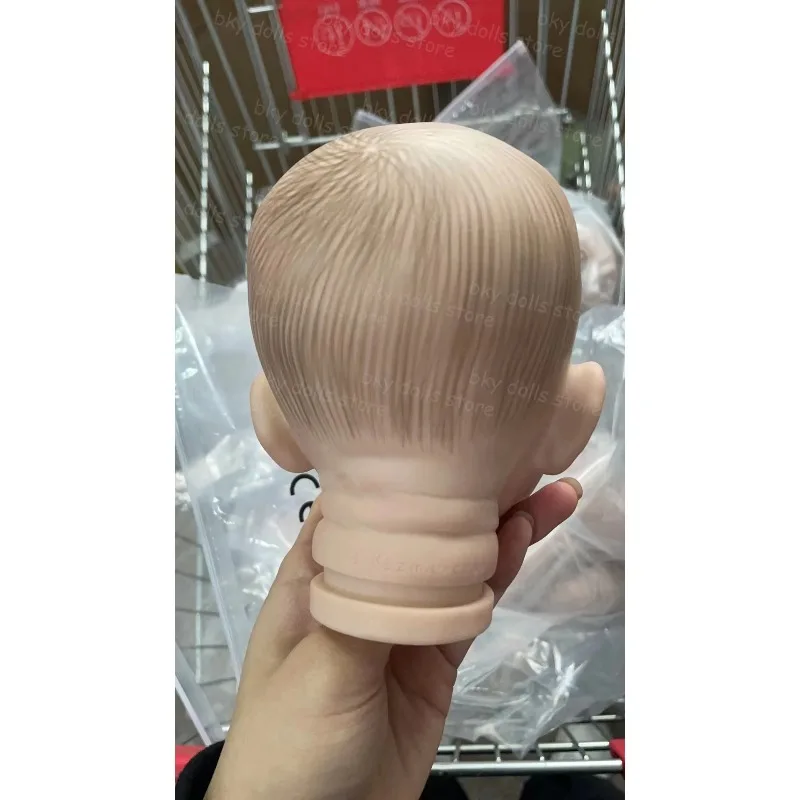 19inch Already Painted Kit Charlie Unfinished Hand-draw Hair Reborn Kit 3D Skin Veins with Cloth Body and Eyes
