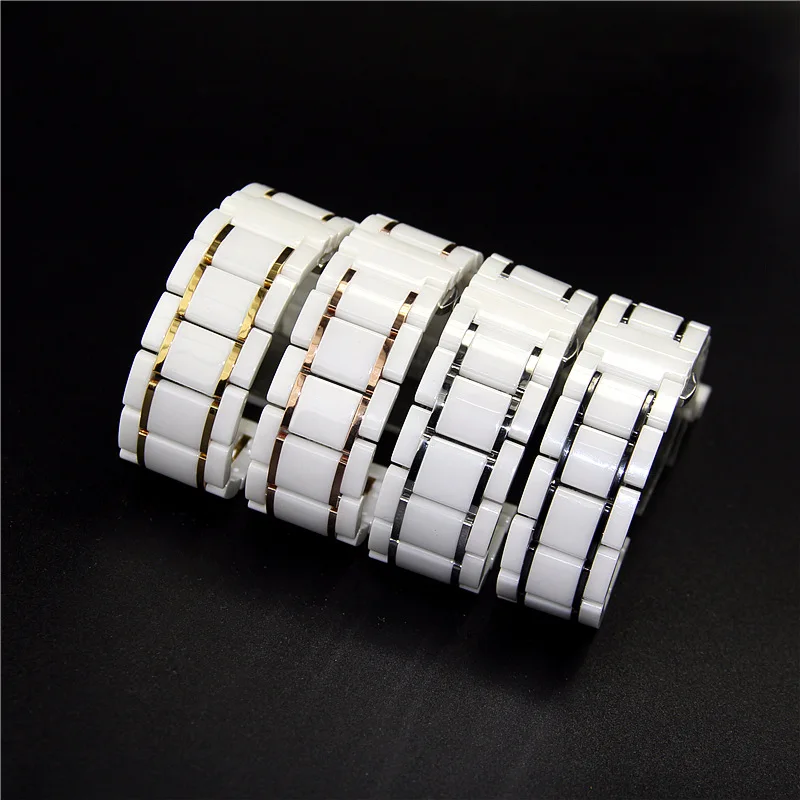 20mm 22mm 24mm Luxury Ceramic band For Samsung galaxy 3 watch 46mm 42mm gear s3 Strap active 2 40 44mm Smart Watch ceramic strap