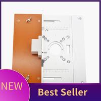 ABLU-Aluminium Router Table Insert Plate Electric Wood Milling Flip Board With Miter Gauge Guide Set Table Saw Workbench-B Durab