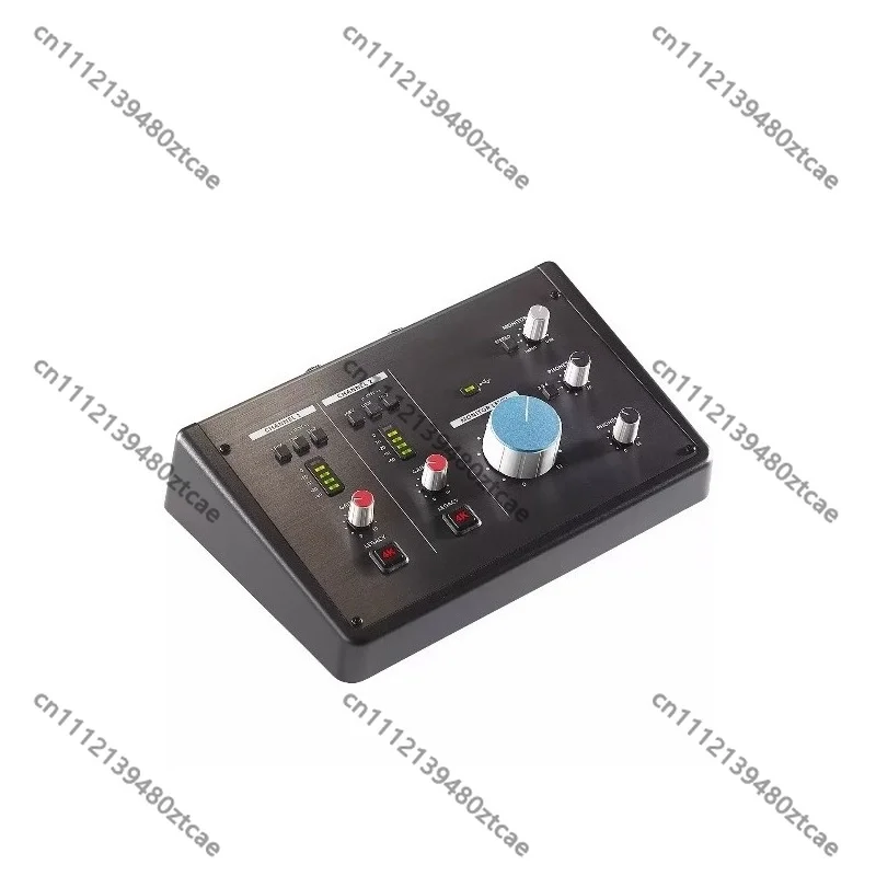 Professional Recording Sound Card Audio Interface For Live Streaming And Music Arrangement, High Quality Microphone Preamp