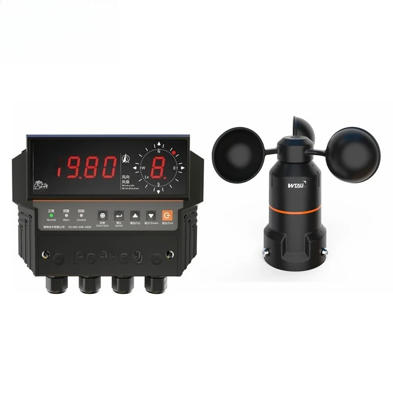

WTF-B501 with storage digital anemometer construction site crane gantry crane Ferris wheel wind speed warning