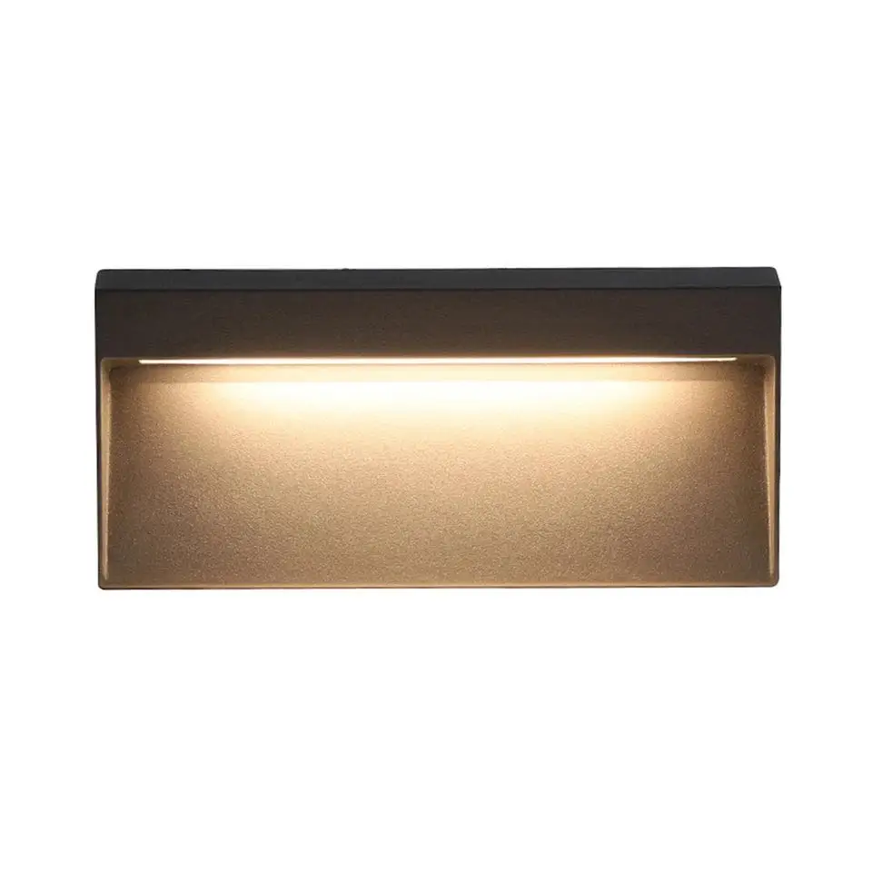 

Surface Mounted Waterproof LED Corner Lights AC65-265V 6W 12W DC12V Step Light Stair Light Footlights Aluminum Wall Lamps