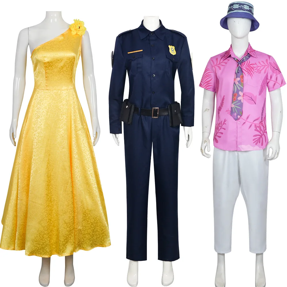 Disfraz de Carnaval de Halloween para Adultos y Niños, Uniforme de Conejita Judy Hopps con Bolsa, Disfraz de Cosplay de Nick Wilde, Trajes de Perezoso y Flash